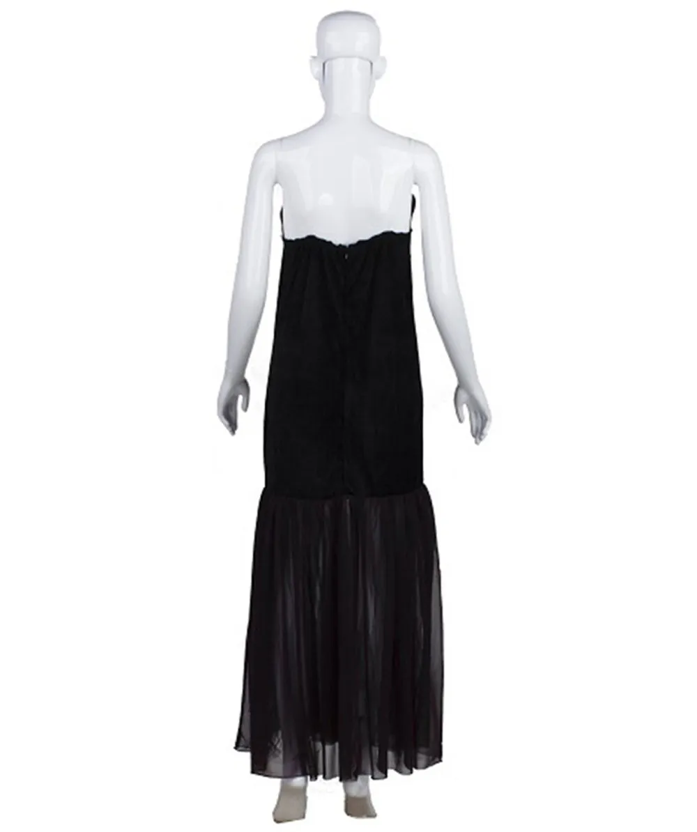 Adult Women's High Society Dress Costume | Black Halloween Costume