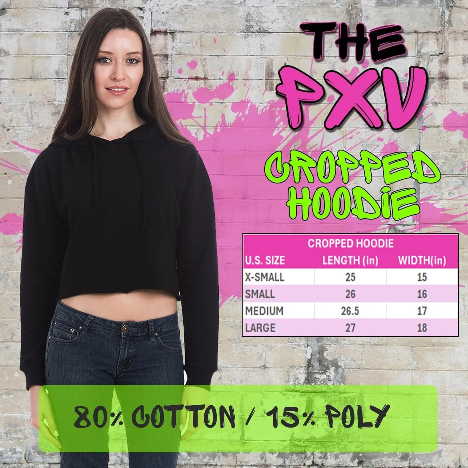 Boots On Da Ground Folding Fan Cropped Fleece Hoodie, Soft & Cozy, Trendy Fit