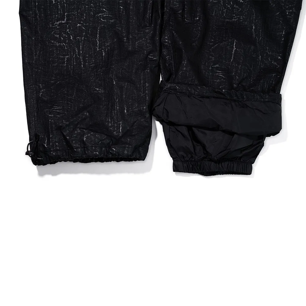 DSXBS SUPER WIDE VENTILATION PANTS BLACK LEATHER