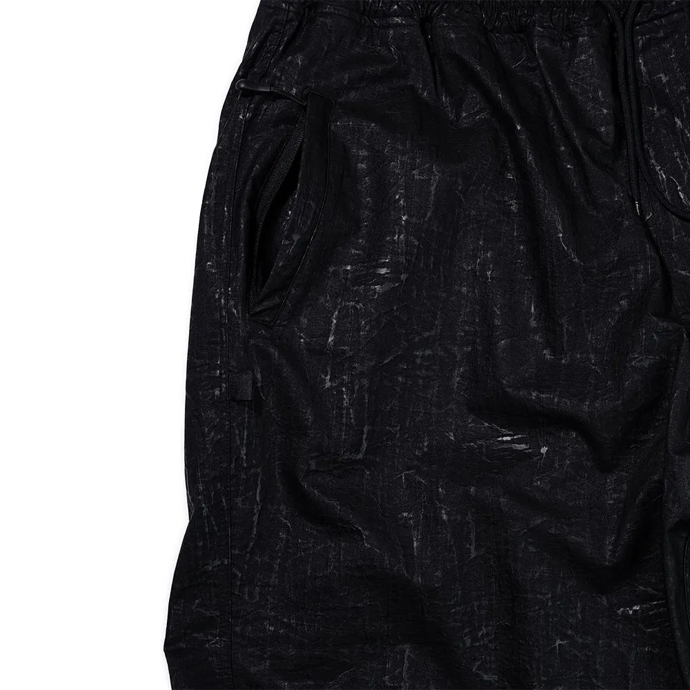 DSXBS SUPER WIDE VENTILATION PANTS BLACK LEATHER