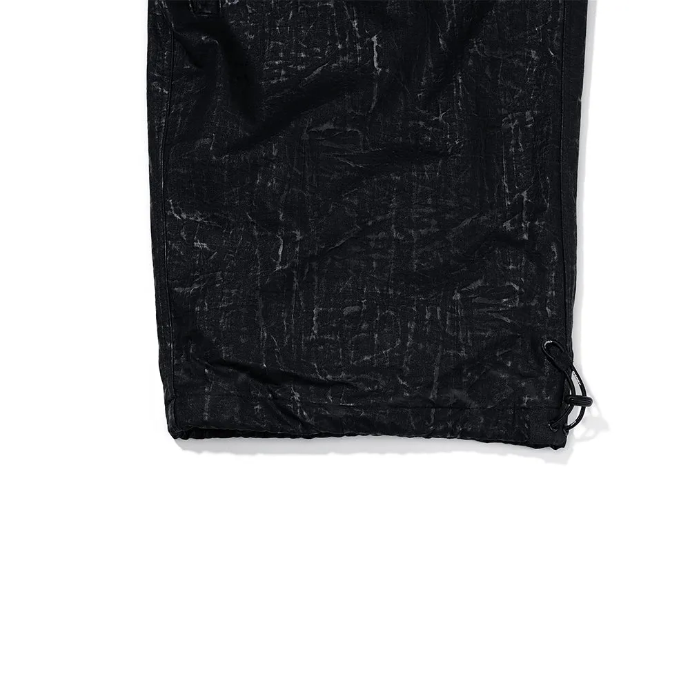DSXBS SUPER WIDE VENTILATION PANTS BLACK LEATHER