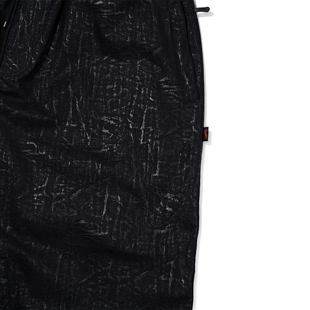 DSXBS SUPER WIDE VENTILATION PANTS BLACK LEATHER