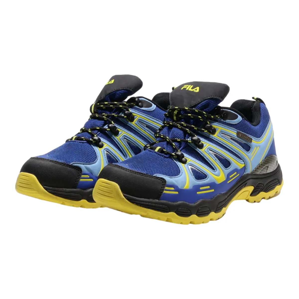 FILA Hiking Boots Blue Synthetic Mens UK 9.5