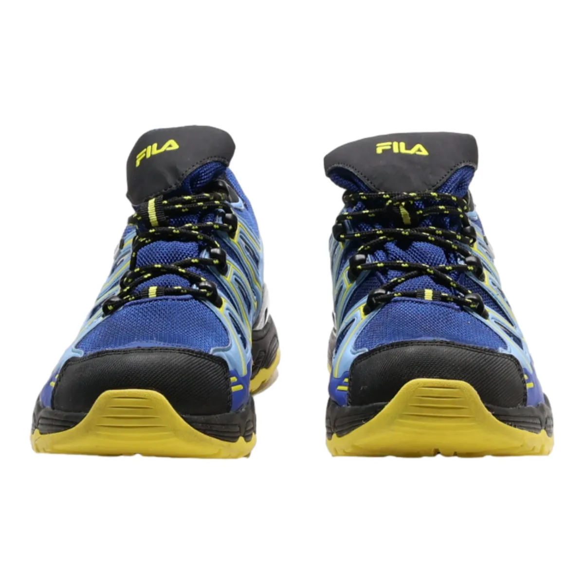 FILA Hiking Boots Blue Synthetic Mens UK 9.5