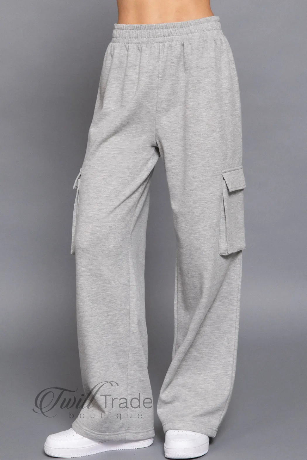 French Terry Cargo Pants