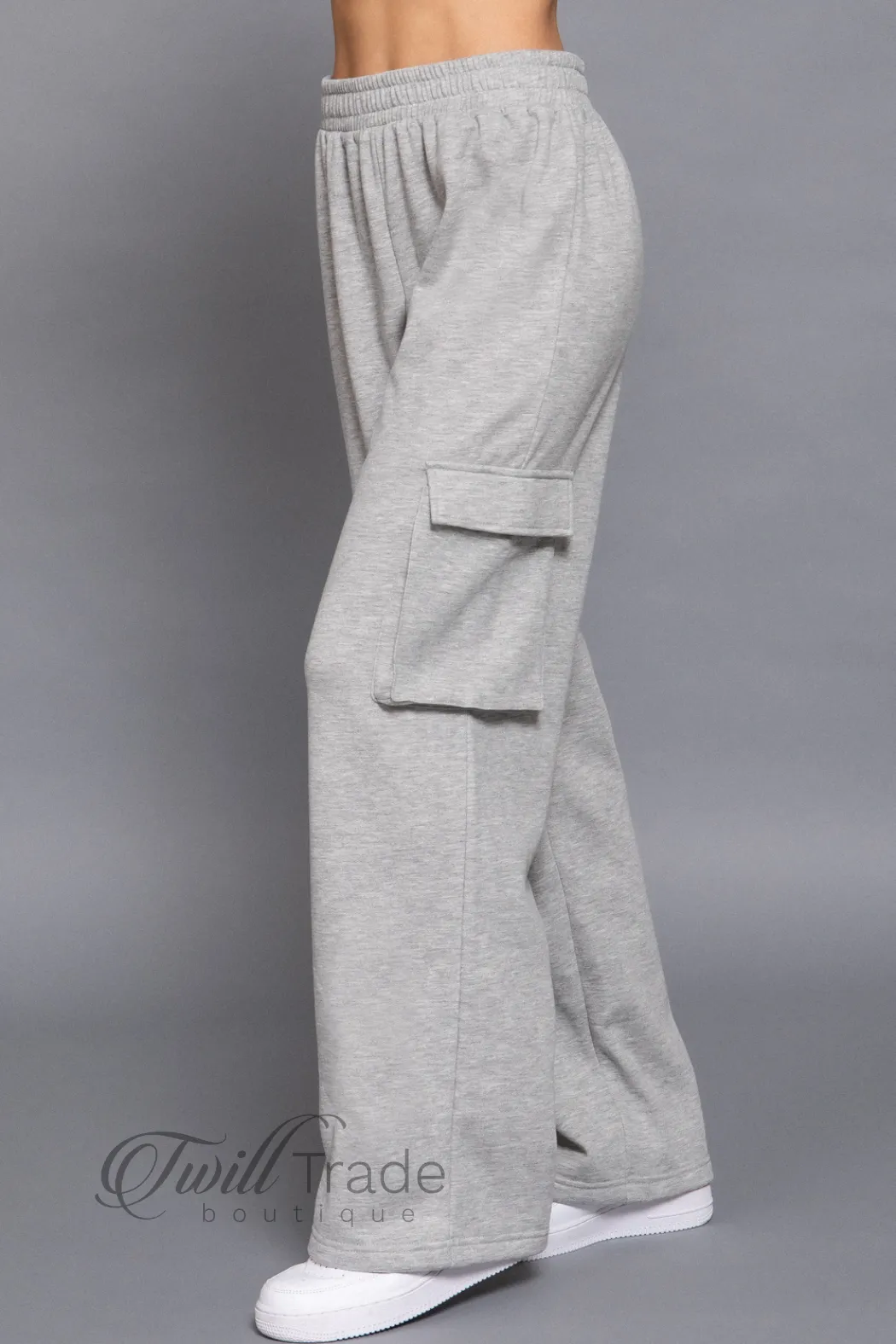French Terry Cargo Pants