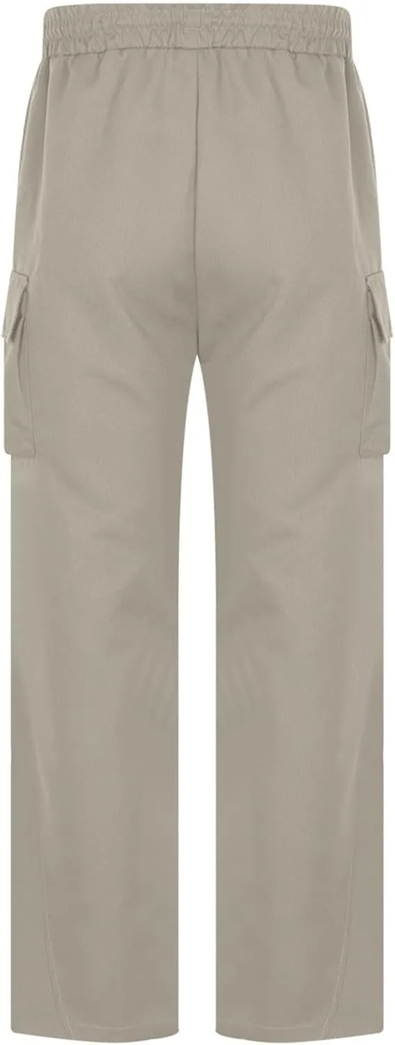 Mens Cargo Pants Elastic Waist Drawstring Slim Fit Skinny Joggers for Men Lightweight Hiking Pants with Multi Pockets