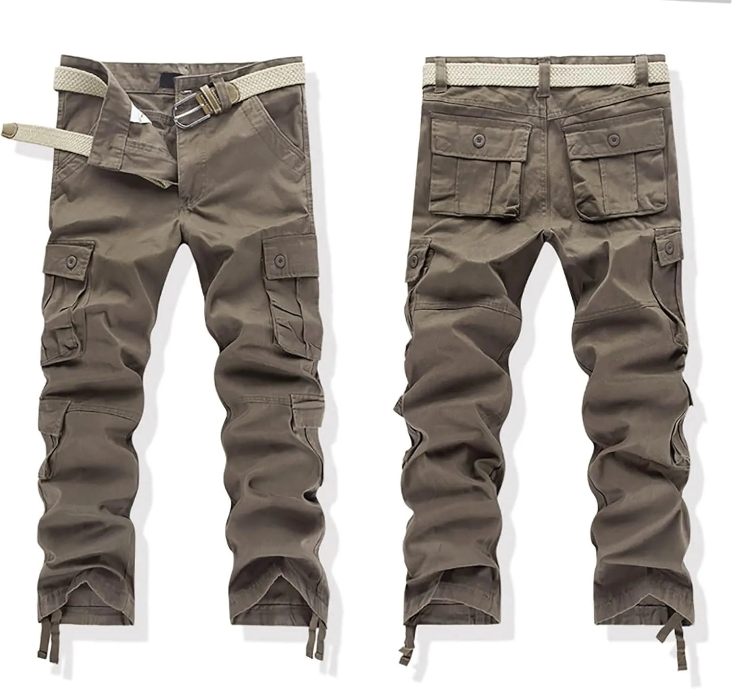 Mens Cargo Work Pants 6 Full Men's Cargo Cargo Pocket Men's Pants Gym Clothes for Men Sweat Pants Mens Lightweight