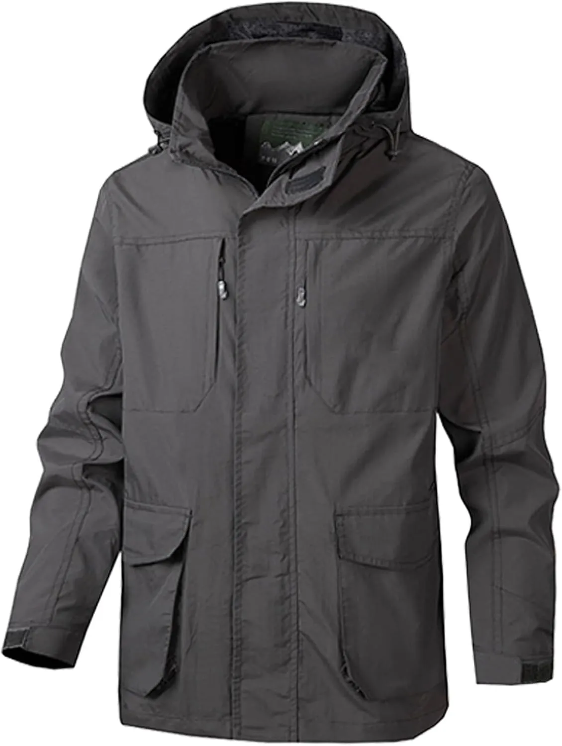 Men's Waterproof Ski Jacket Windproof Rain Jackets Snowboarding Hiking Hooded Raincoat Warm Fleece Winter Snow Coat