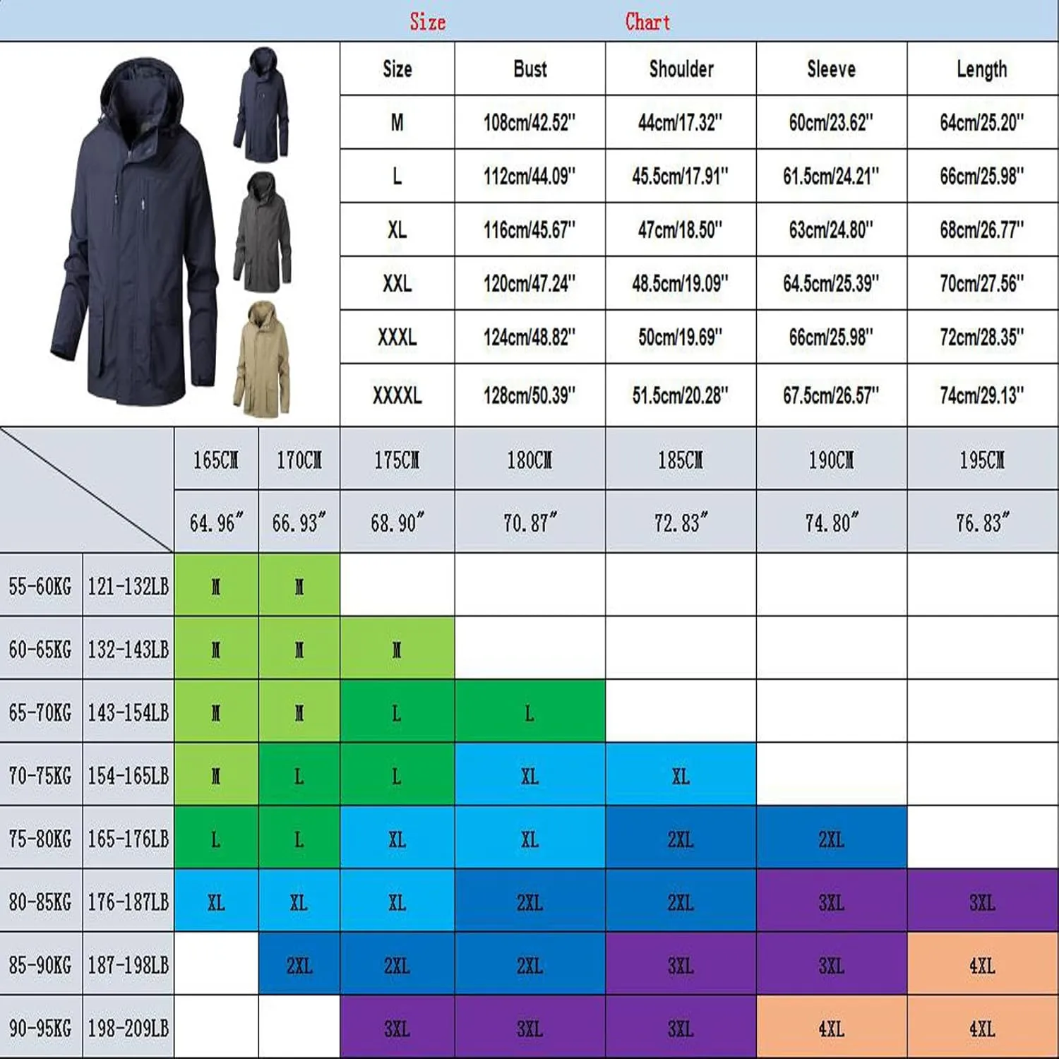 Men's Waterproof Ski Jacket Windproof Rain Jackets Snowboarding Hiking Hooded Raincoat Warm Fleece Winter Snow Coat