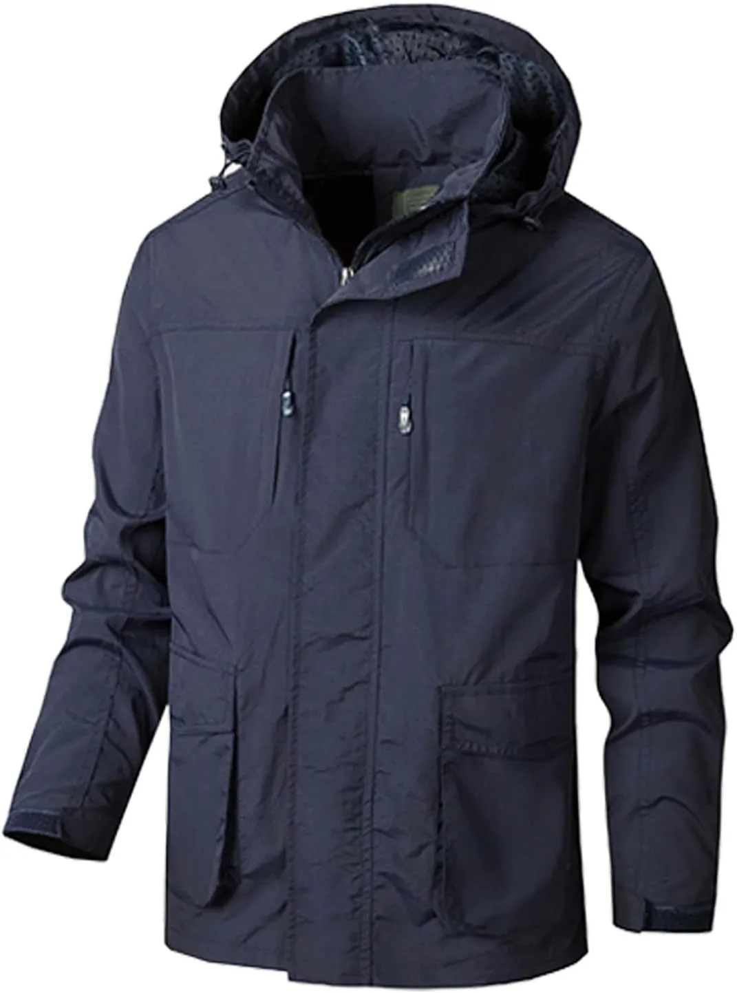 Men's Waterproof Ski Jacket Windproof Rain Jackets Snowboarding Hiking Hooded Raincoat Warm Fleece Winter Snow Coat