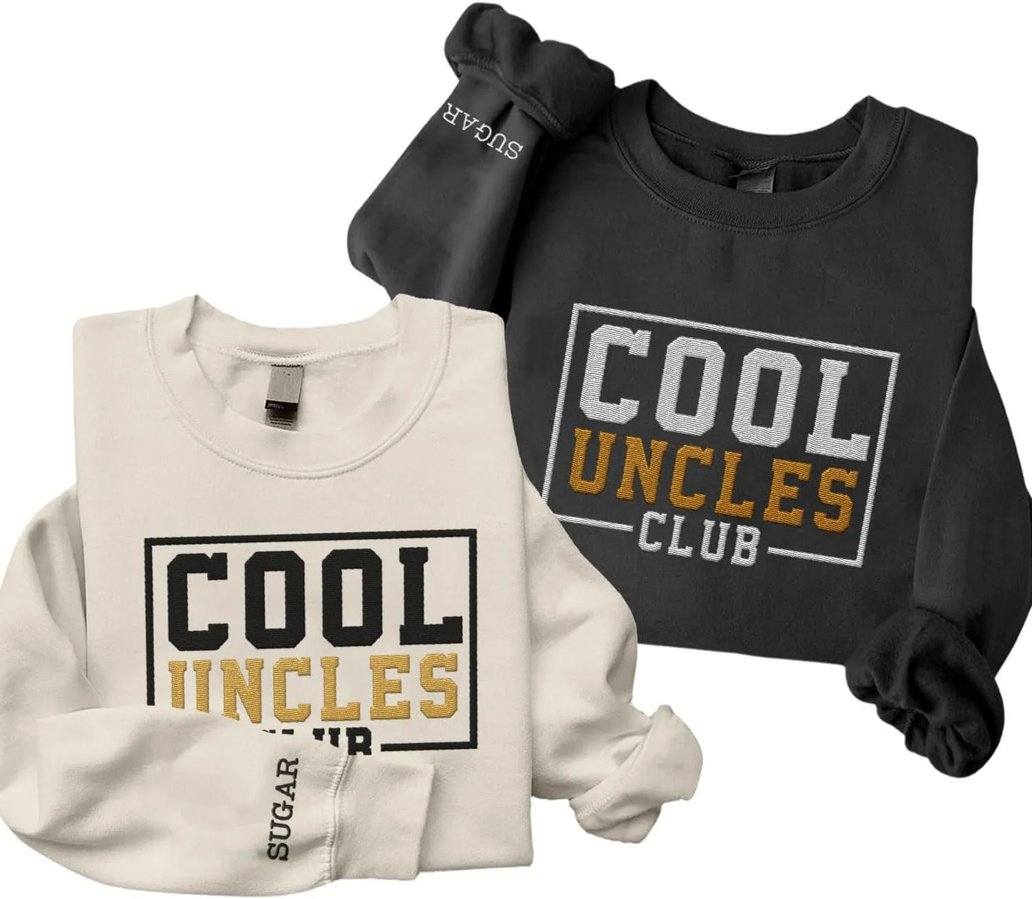 Personalized Embroidered Uncle Sweatshirt Est 2024, Cool Uncles Club Vintage Hoodie for Fathers Day
