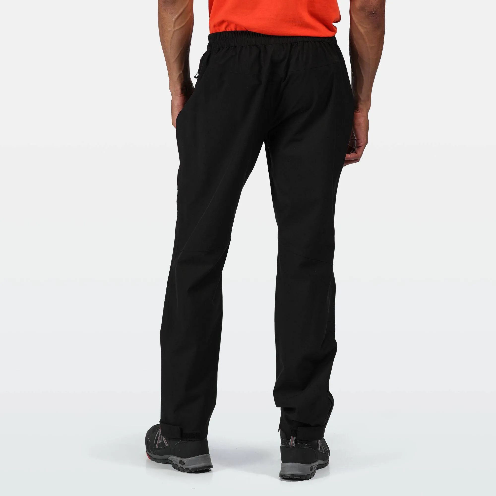 Regatta Mens Highton Waterproof Breathable Trousers -BLACK