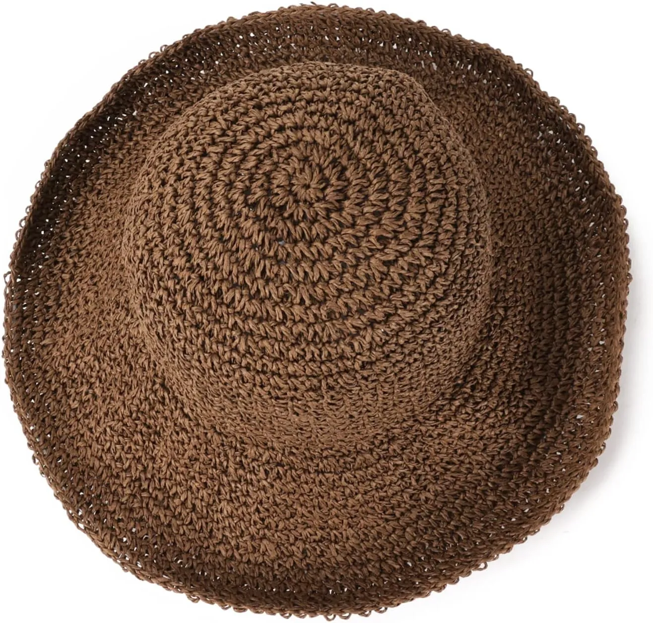 Womens Sun Hats Wide Brim Summer Beach Hat for Women Foldable Travel Straw Hat UPF50 